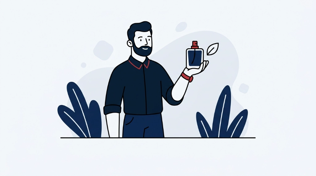 Ilustração: Perfumes Natura Masculinos