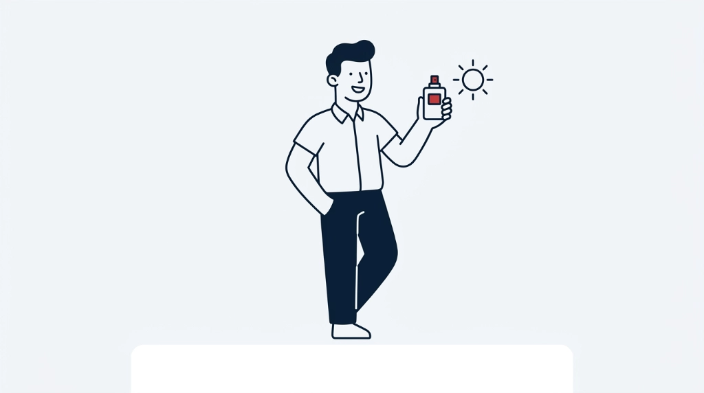 Ilustração: Perfumes Masculinos para o Verão